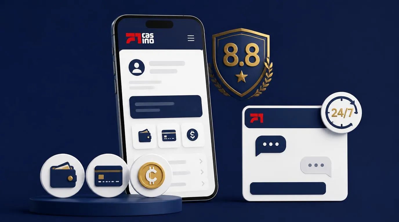 Telefon z ikonami metod płatności i obsługi klienta dostępnej przez całą dobę